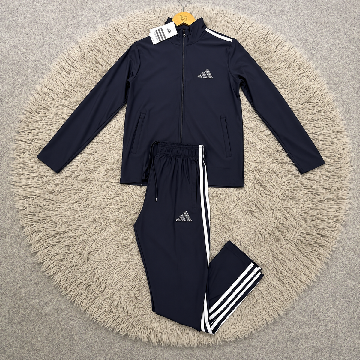 Men’s Premium Navy Blue Tracksuit – 2 Piece Sportswear Set