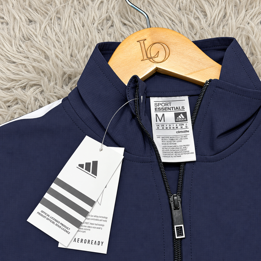 Men’s Premium Navy Blue Tracksuit – 2 Piece Sportswear Set