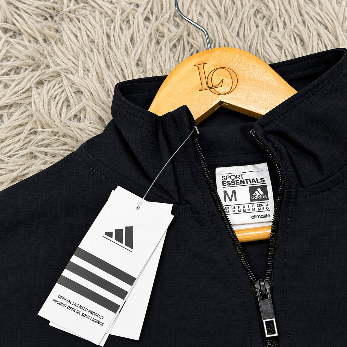 Men’s Premium Black Tracksuit – 2 Piece Sportswear Set