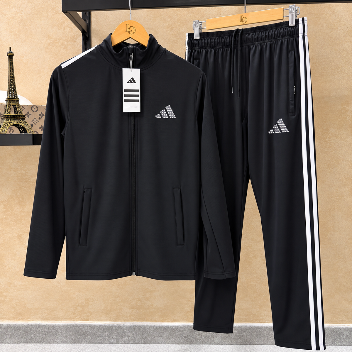 Men’s Premium Navy Blue Tracksuit – 2 Piece Sportswear Set