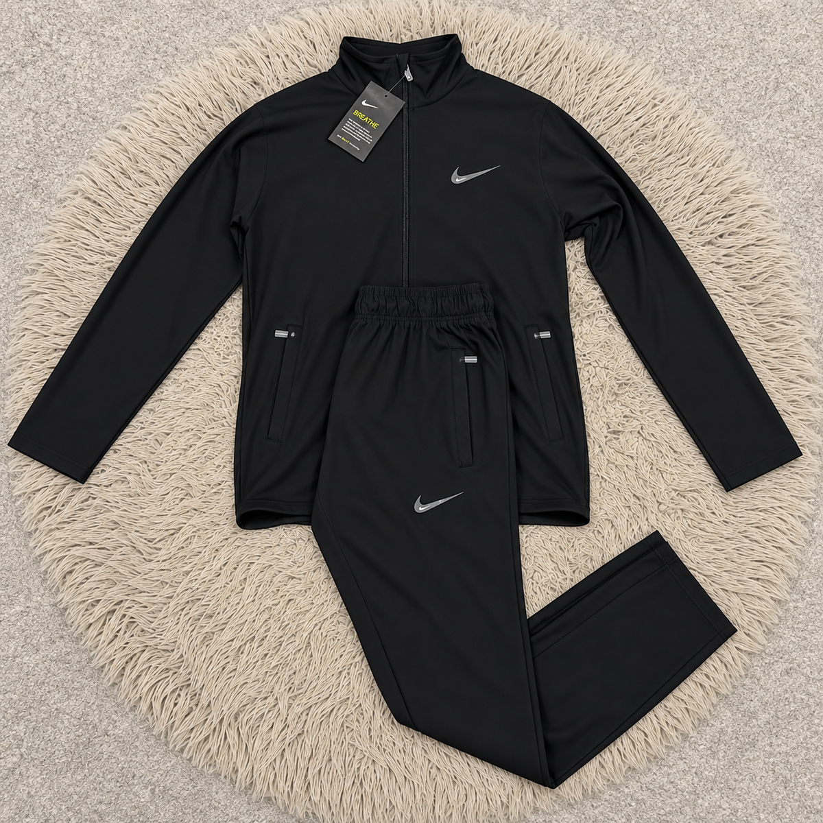 Men’s Nike Black Tracksuit – 2-Piece Sportswear Set
