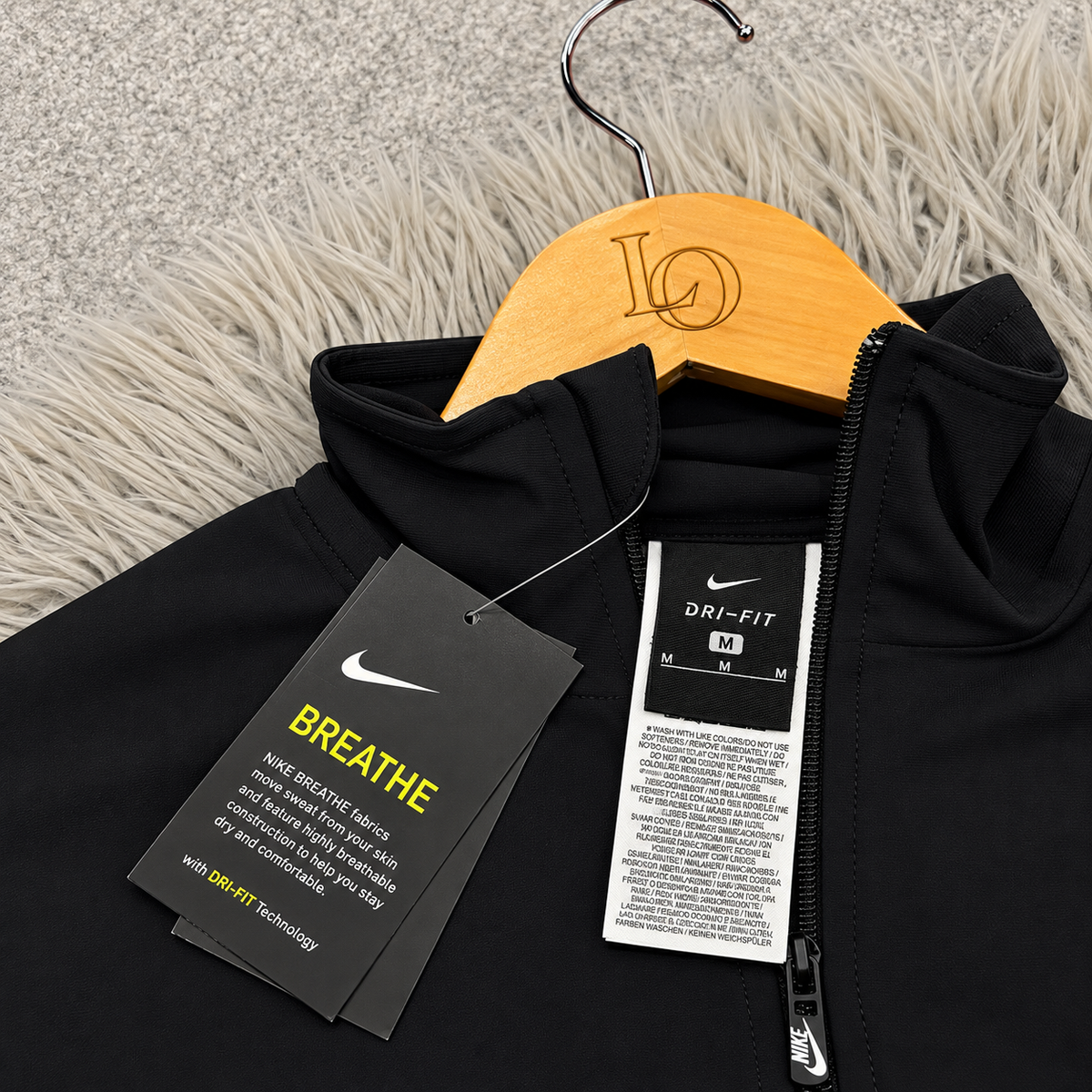 Men’s Premium Tracksuit – Black & Zinc 2-Piece Sportswear Set